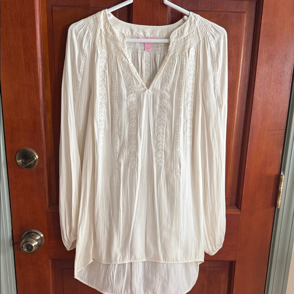 Lilly Pulitzer Cream Blouse